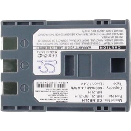 Cameron Sino 600mAh battery for CANON 40MC BP-2LH Digital Rebel XT Elura 40MC 50 60 65 70 80 85 90 EOS 350D 400D