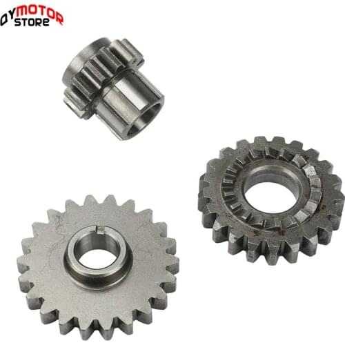 Motorcycle Start Gear Bridge Gear Driven Gear Kit For YinXiang YX 150cc 160cc Horizontal Engine Dirt Pit Bike Parts