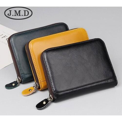 Leather Storage Bag RFID Credit Card Holder Mens Business Card Holder Ladies Simple Travel Card Bag Wallet