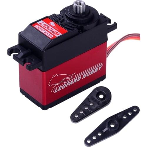 Leopard Waterproof Steering Engine LH2018M 20kg Servo High Pressure servos Brush Titanium Alloy digital Steeri