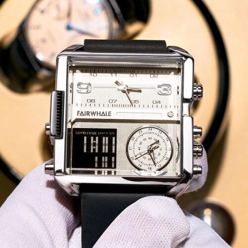 Men multi-functional waterproof XueShengChao card without concept electronic watch individuality tide table cool man