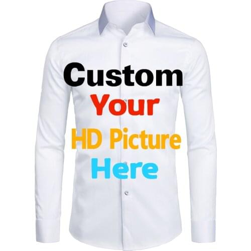 OGKB 3D Print Men/Woman Diy Custom Design Long Sleeve Shirts Party Holiday Casual Shirt Factory Wholesalers And Dropshipping