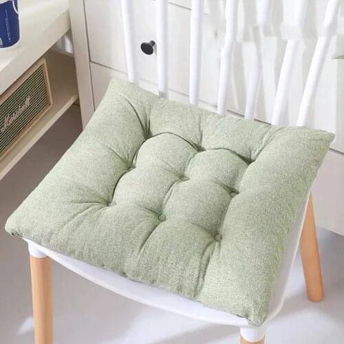 Soft Square Bench Office Seat Pad Warm Non-slip Dining Chair Sofa Cushion Pillow Washable cojines decorativos para sofá