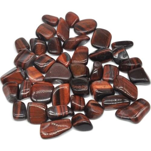 Natural Red Tiger Eye Tumbled Stones Bulk Healing Crystals Reiki Polished Gemstones Gem Raw Aquarium Decoration Minerals