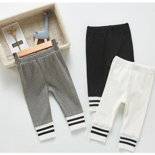 2021 New Autumn Baby Girl Cotton Leggings Girls Elasticity Sport Pants Kids Long Pants Children Trousers Girls Leggings
