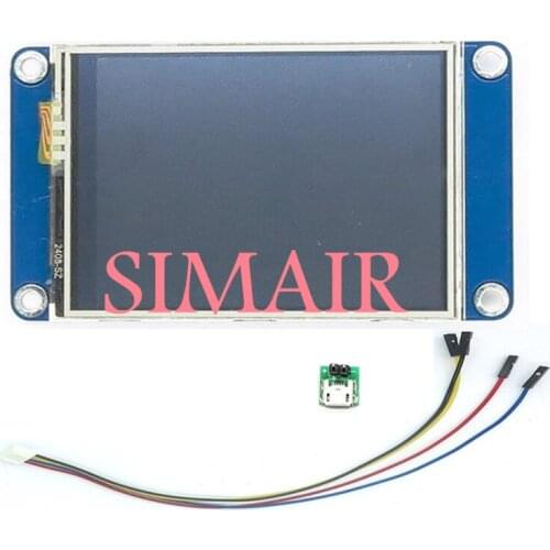 New Nextion 2.4 Inch NX3224T024 320x240 Serial HMI LCD Module Screen Man-machine interface kernel with Resistive Touch Panel