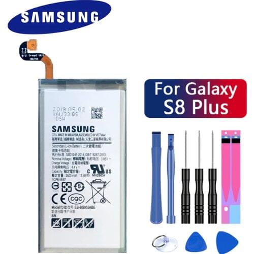 Samsung Original Battery EB-BG955ABE For Galaxy S8 Plus G9550 G955 GALAXY S8Plus S8+ SM-G9 SM-G955 EB-BG955ABA 3500mAh Batteries