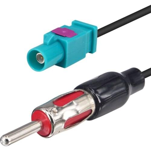 10 Pieces Fakra to Din ISO Audio Aerial Adaptor Lead Car Radio Antenna, Ancable Car Radio ISO Compatible for FM Aerial