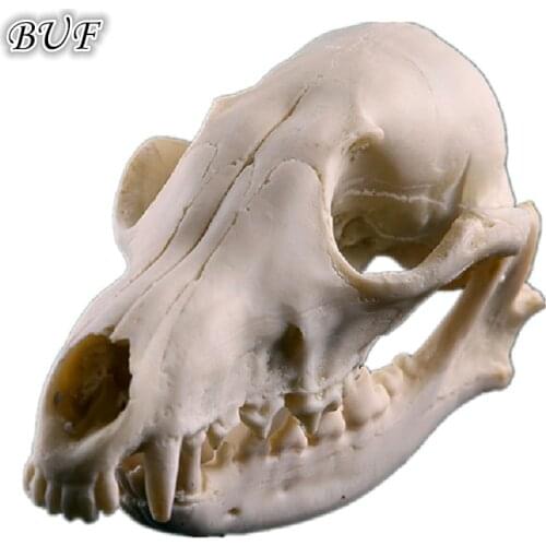 BUF Resin Craft Halloween Decoration Animal Skull Statues Creative Bar Decoration Skull Statue Sculpture