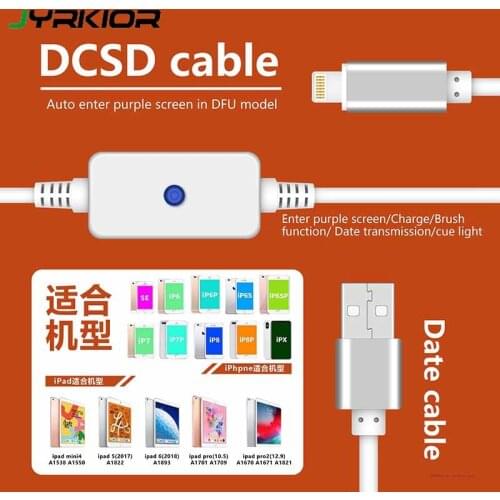 DCSD Serial Cable For iPhone Serial Port Engineering Charger Cable Run Tests And Write To Enter The Purple Screen Mode