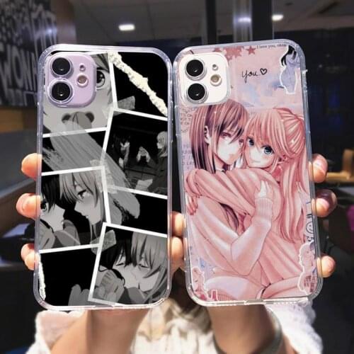 Zororong Lesbian Citrus Yuzu Anime Transparent Soft Phone Case For iPhone 12 Mini 11 Pro XS Max X XR 7 8 Plus