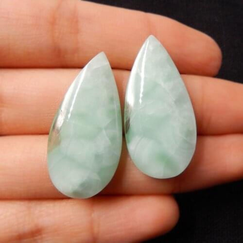 Sales 1Pairs Onyx Teardrop Earring Bead 30x15x5mm 6.1g Fashion Jewelry Women Earrings Accessories