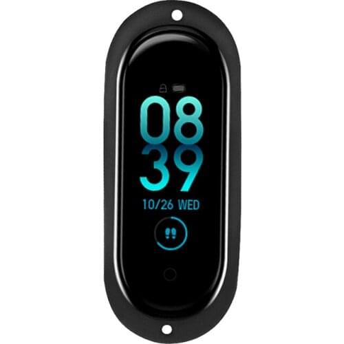 Double Holes Silicone Case with DIY Necklace for Xiaomi Mi Band 3/4 NK-Shopping