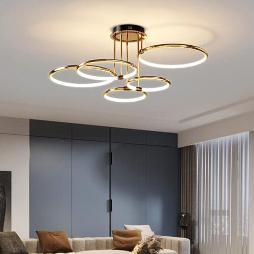 Modern Led Chandelier Lighting Luxury Living Room Ceiling Lights Chandeliers Headlight Lamp Dining Room Atmosphere Hanging Lamps