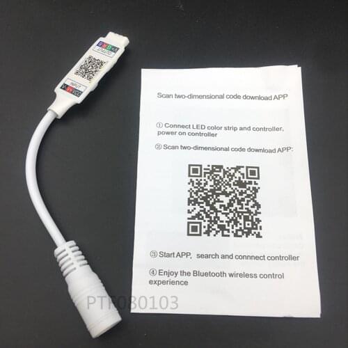 Wifi Mini RGB RGBW Bluetooth Controller DC 5V 12V 24V Music Led Controller For 2835 5050 LED Strip APP Led Controller