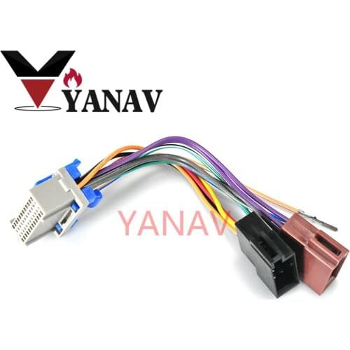 12-142 ISO Radio Adapter forBUICK forCHEVROLET forGMS forHUMMER H3 Wiring Harness Connector Lead Loom Cable Plug