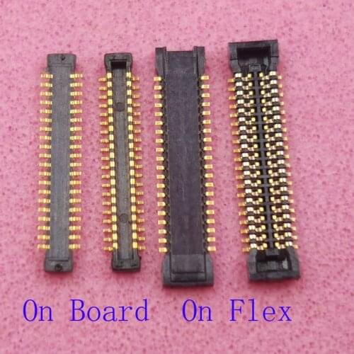 2pcs Lcd Display Screen Flex FPC Connector For Samsung Galaxy J3 2016 J320 F FN J3208 J4 J400 J400F Port Plug On Board 40pin