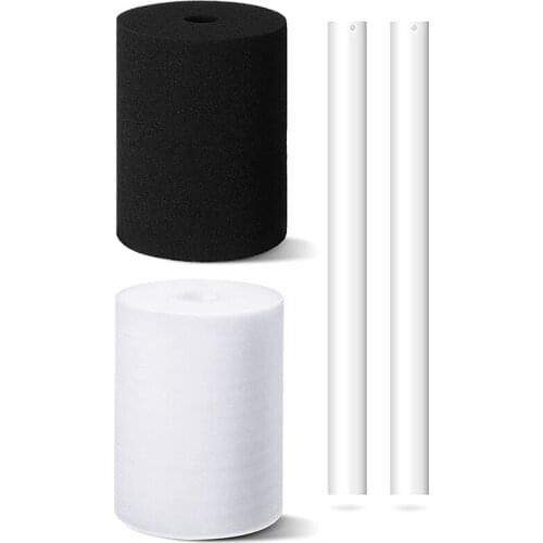 2 Pieces Tumbler Foam Insert With 3/4 Inch PVC Pipe Cup For DIY Glitter Epoxy Tumbler Spinner Machine Accessories