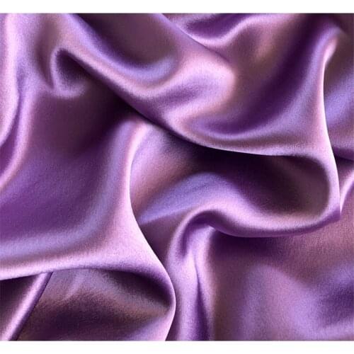 C1003 Acetate Satin/Pink Purple Stain Fabric/Glossy Silky Skin-friendly/Formal Dress Pajamas Career Suits Fabrics/Senior fabrics