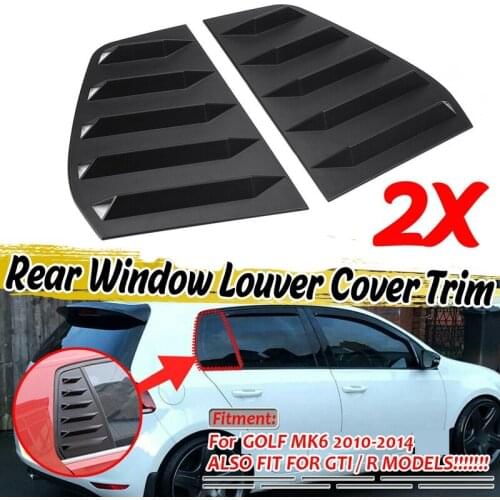 Car Side Window Louver Sun Shad for Golf 6 MK6 R 2010-2014