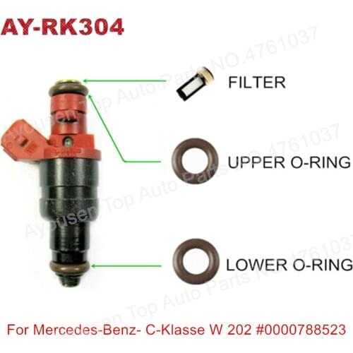 Free shipping Fuel Injector Repair Service Kits For Mercedes-Benz (AY-RK304)