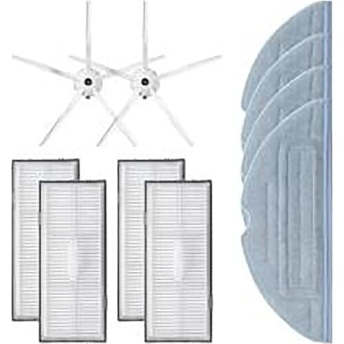 Side Brushes Sweeper Mop Cloth Filter Wipes Rag Cleaning Pad Comb for Roborock T7S T7S Plus S7 Sweeper Accessories
