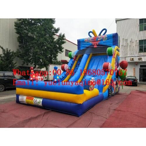 China Guangzhou) Factory direct adult children inflatable slide, inflatable castle, balloon clown inflatable slide BYSB-359