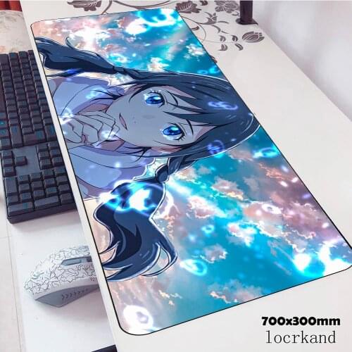 Weathering with you mousepad 700x300x3mm anime Computer mouse mat gamepad pc gamer gaming mousemat cute desk pad office padmouse
