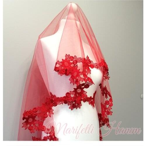 Marifetli Hanim Wedding Lace Veils