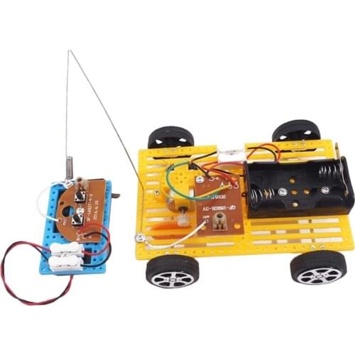 Remote Control Racing Car Model Kit Kids Physical Science Experiments Toy Hands