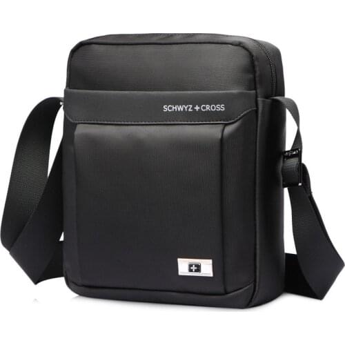 New black Oxford Mens Single Shoulder Bag Swiss Waterproof Messenger Bags crossbody bags for men 2020 bolso hombre bandolera