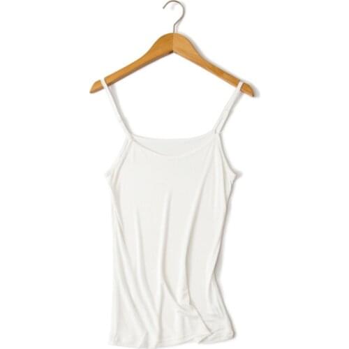 New 100% Silk Knitted Women Camisoles Basic Shirts Sleeveless Tank Top Breathable Cool Adjustable Summer Style