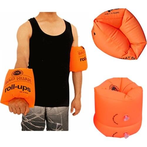 NEW Lovely Inflatable Swim Rollup Arm Bands Rings Floats Tube Armlets for Kids Adult