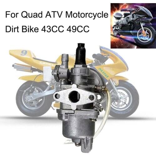 NEW Pocket engine carb carburetor 2 stroke Mini Quad ATV Dirt Bike MiniMoto Go Kart Buggy Bike 47cc 49cc