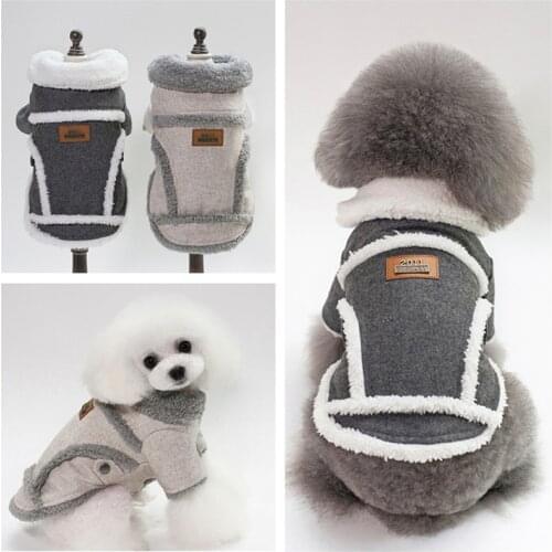 Dog Clothes Winter Puppy Pet Dog Coat Jackets For Small Dogs Warm Fleece Dog Clothing Chihuahua French Bulldog Clothes Overalls
