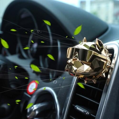 Bulldog Air Fresheners Cool Car Diffuser Bulldog Fragrance Vent Clip Car Perfume Car Smell For Car Auto Flavoring