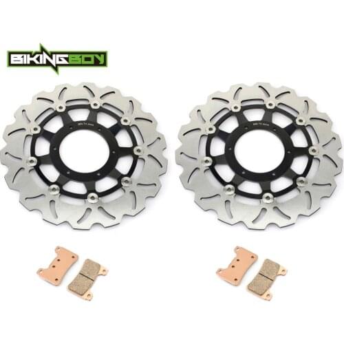 BIKINGBOY Front Brake Discs Rotors Disks Pads For Honda CBR1000RR 2006 2007 CBR 1000 RR Fireblade 06 07 RR6 RR7 Motorcycle 320mm