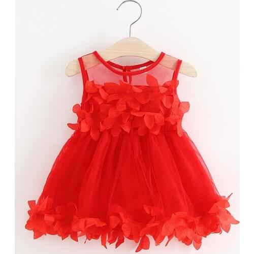 Newborn Baby Girl Dresses Summer Lace Flower Cloth Girls Wedding Princess Christening Gown Tutu Dress 0-3 Years Infant Kids Wear