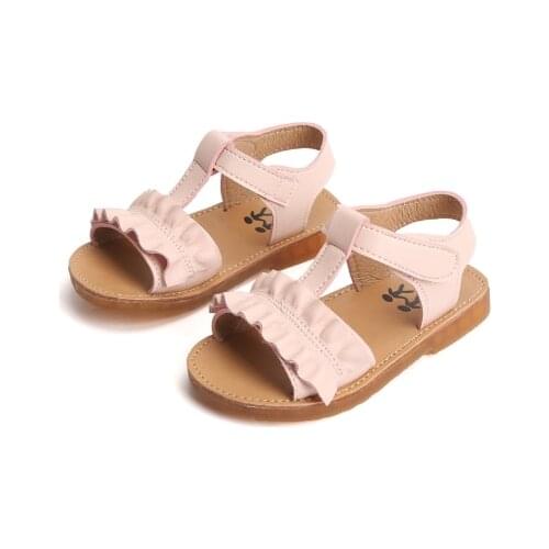 Girls sandals gladiator flower sweet soft childrens beach shoes childrens summer flower sandals princess fashion cute
