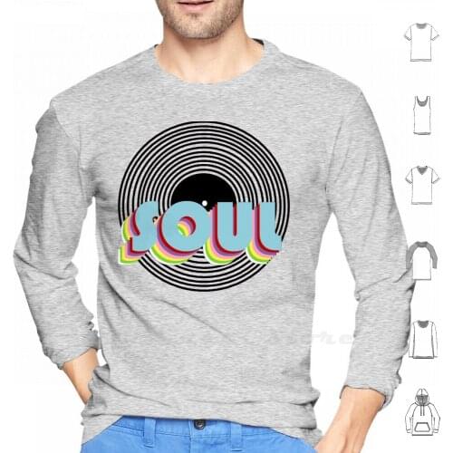 Soul Record Hoodie Long Sleeve Soul Music Soul Sam Cooke Levert Marvin Hayes Stevie Anita Baker Music R B Funk