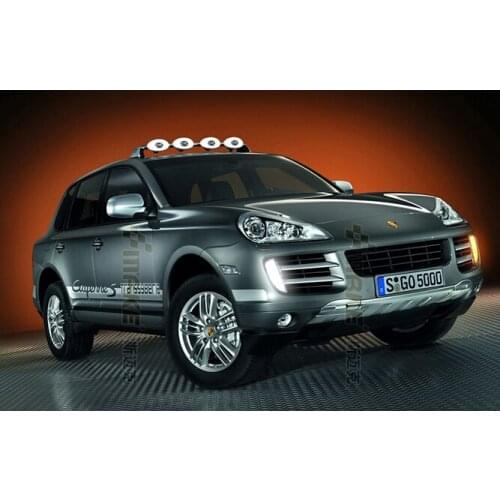 Top quality led drl daytime running light for porsche cayenne 2007-10 with yellow turn signals