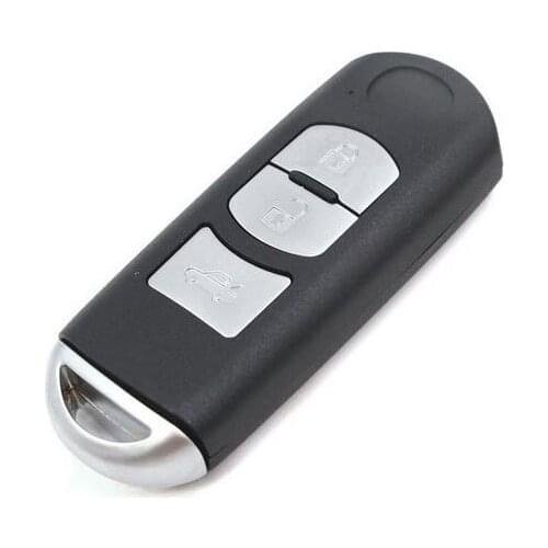 High Quality 3 Buttons Smart Remote Key Shell For Mazda M3 M6 Fob Key Cover 2PCS/lot