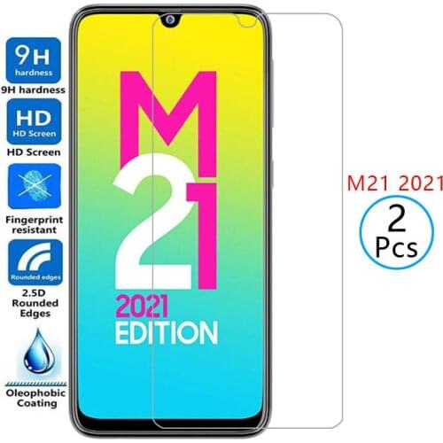 Protective tempered glass for samsung m21 2021 screen protector on galaxy m 21 21m safety film samsun samsumg sansung samsungm21