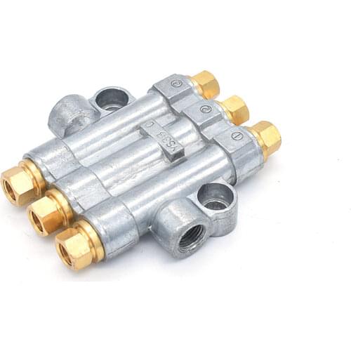2/3/4/5 Way Aluminum Lube Oil Piston Distributor Value Manifold Block