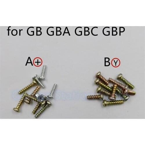 30sets Phillips Screws Replacement For Gameboy for GB/GBA/GBC/GBP Game Console Shell Cover Case Accessories