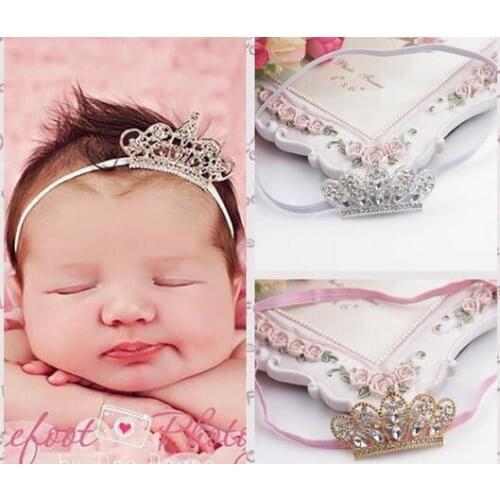Hair Accessories Girls Children Baby Princess Party Crystal Crown Tiara Hair Head Band YH418