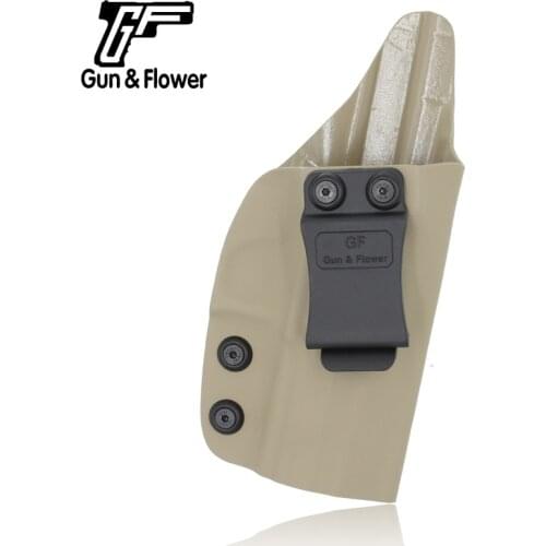 Gun&Flower Tactical CZ75 P07 Pistol Holster Kydex Handgun Cover Case Holder Gun Bag Accessories with Belt Clip