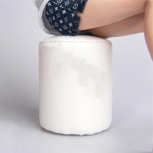 6.5cm 1/6 Scale Figure Scene Accessories TYM027 Cylindrical Stool Trendy Leather Packaging Micro-Shrink For 12" Action Figure