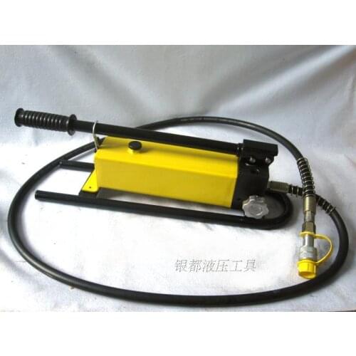 CP-700B Manual Hydraulic Pump Portable Ultra-High Pressure Pump Hydraulic Tool Cast Iron 1.5L