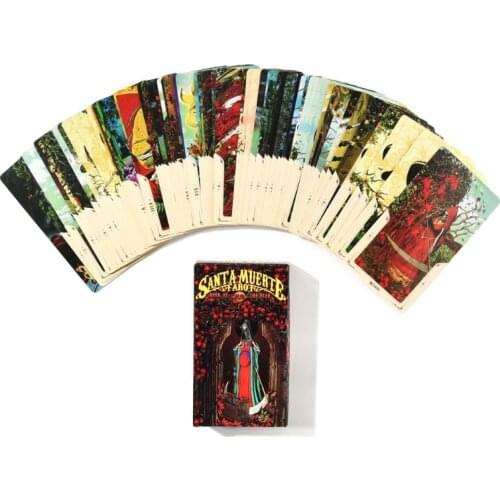 1pc 78pcs Cards Santa Muerte Tarot Deck Book of the Dead Family Party Board Game S06 21 Dropshipping